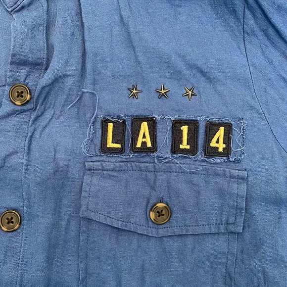 Rails patch work button down - Picture 3 of 6